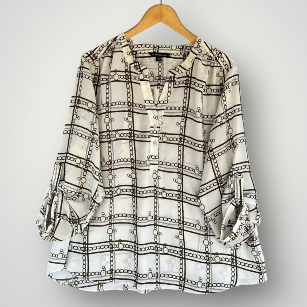 5 for $45  Liz Claibone tom blouse shirt floral women’s size L